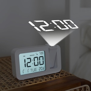 smart beam projection clock /ビームプロジェクター LED クロック卓上時計 韓国 インテリア 雑貨