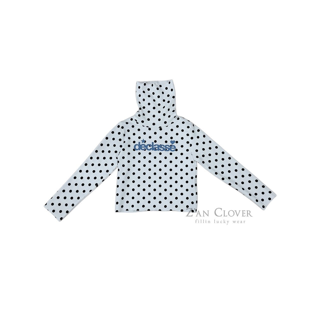 ZAN CLOVER［取寄］dot high neck tee 26winter