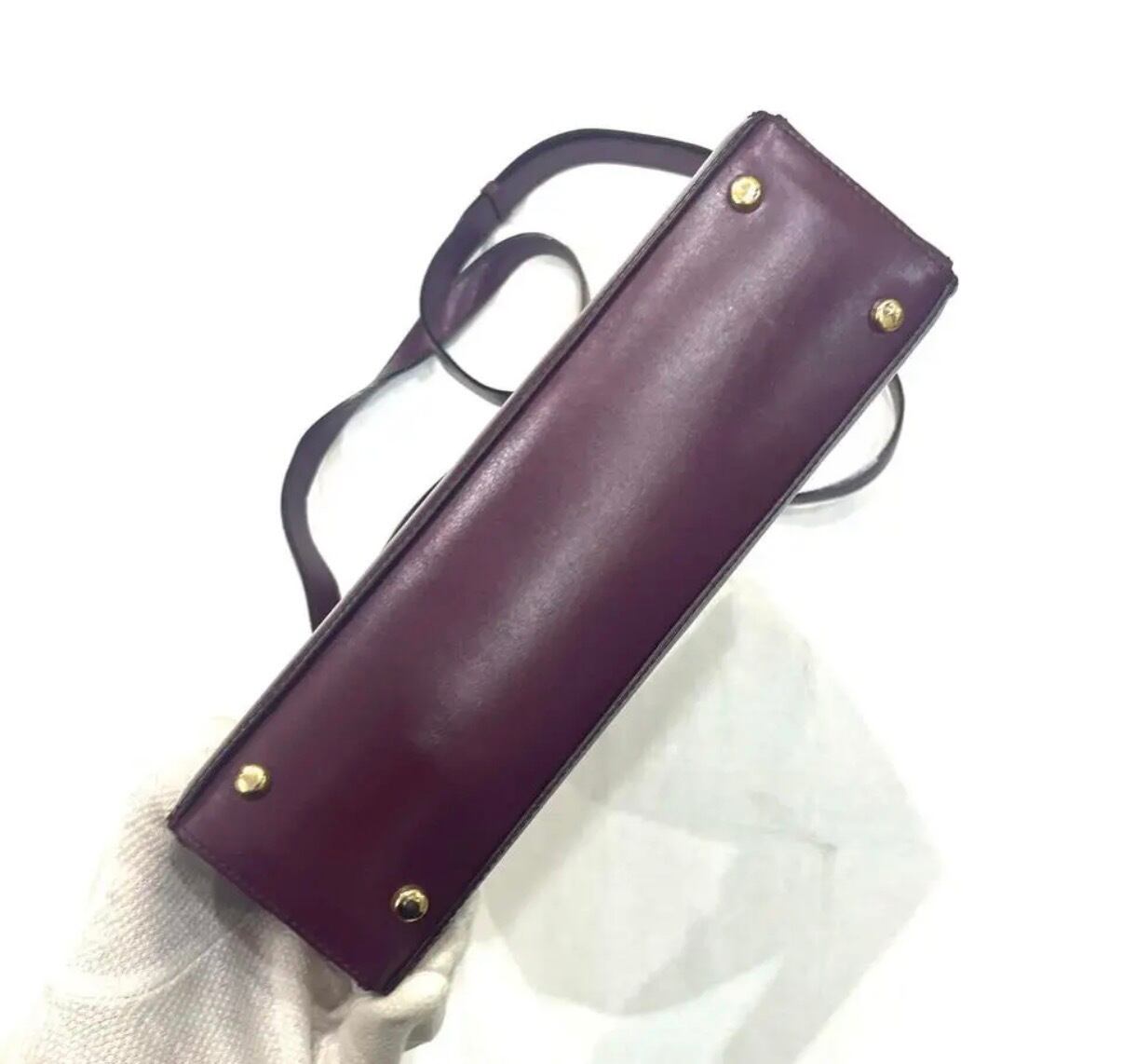 CELINE】2179 セリーヌエンボスロゴ 本革レザー 2WAY ハンドバッグ