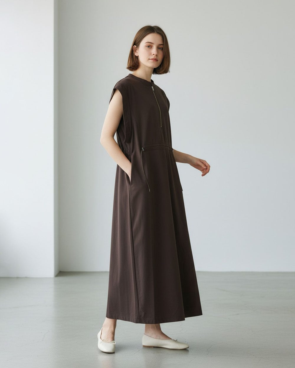2026S/S アイスタッチフロントZIPワンピース no.2622595 | BOOGIE-WOOGIE