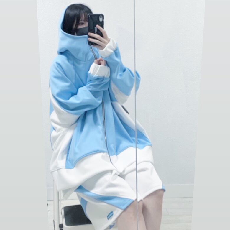 白×水色 ハーフパンツ | maonosuke 白×水色 ハーフパンツ | maonosuke