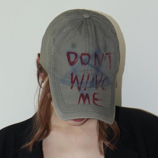 Graphic paint logo cap　V3034