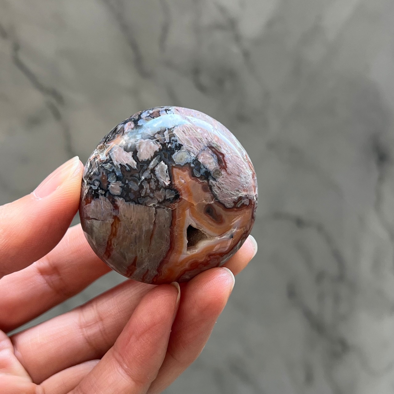 ジャスパーアゲートパーム*0515*天然石インテリア*置き物