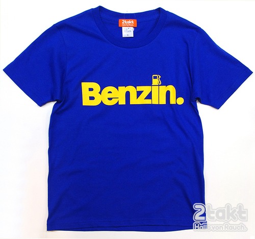 2takt T-shirt/Benzin/Royal Blue