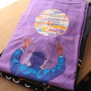 USAラジオ局Tシャツ パープル
