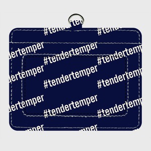 [通販限定]#tendertemperパスケース(NAVY)