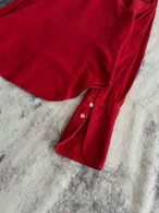 "'SUPER LOVERS"スーパーラヴァーズ Velour Cross Shirts