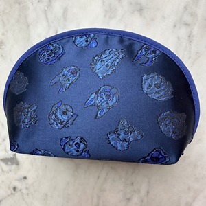 Accessory porch ポーチ ネイビー“dog faces”