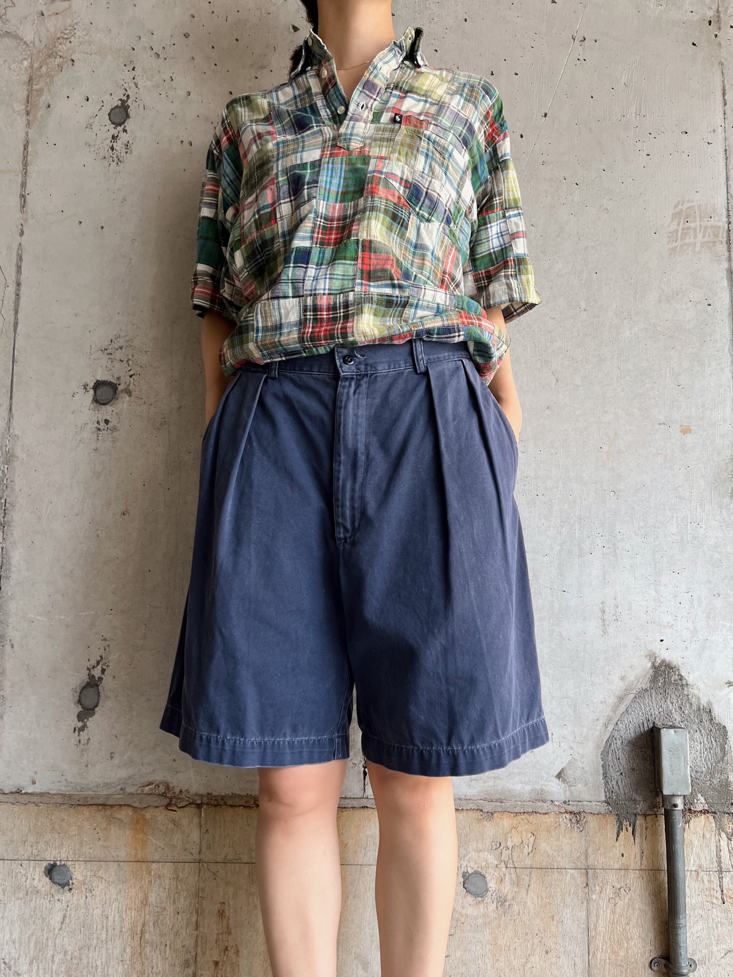 （PT004）Double RL 2tack short made in USA