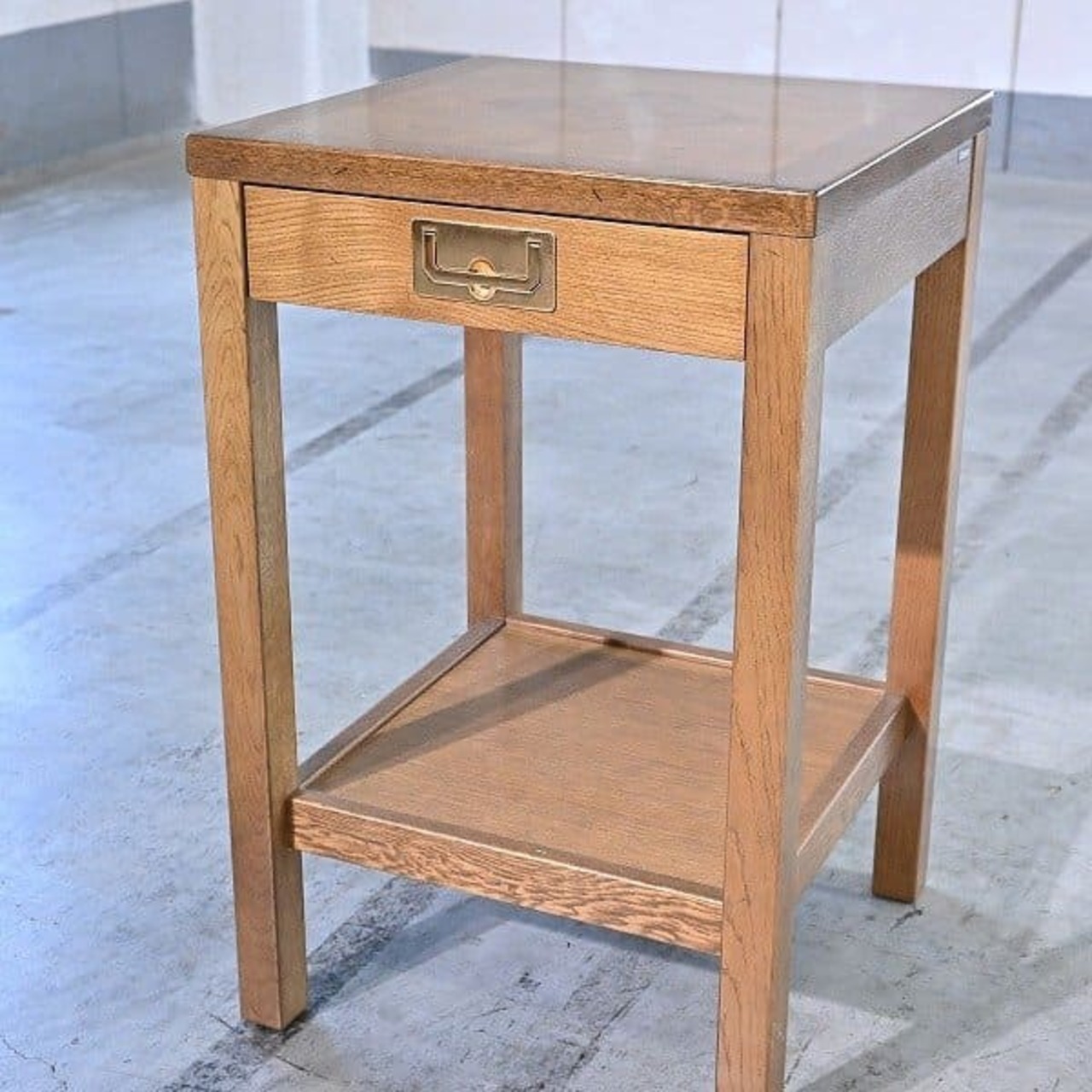 カリモク ドマーニ「モーガントン」サイドテーブル 収納 引き出し コンソール チェスト ディスプレイ デスク 書斎机 karimoku domani【中古家具/中古インテリア/USED家具ユーズド家具/リサイクル】