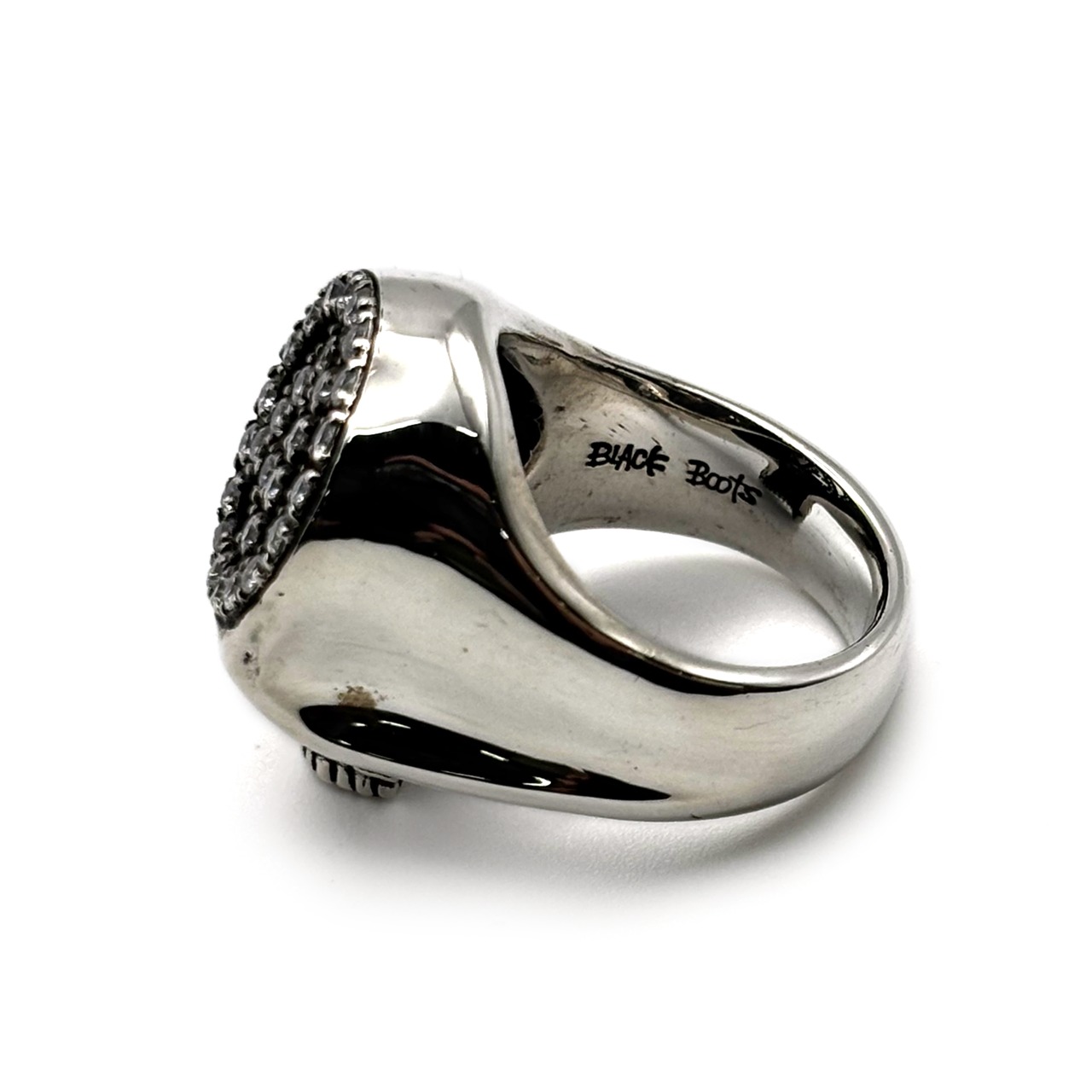 BLACKBOOTS ブラックブーツ　スカルリング 約15号 骸骨 希少 BLACKBOOTS ブラックブーツ スカルリング 約15号 骸骨 希少