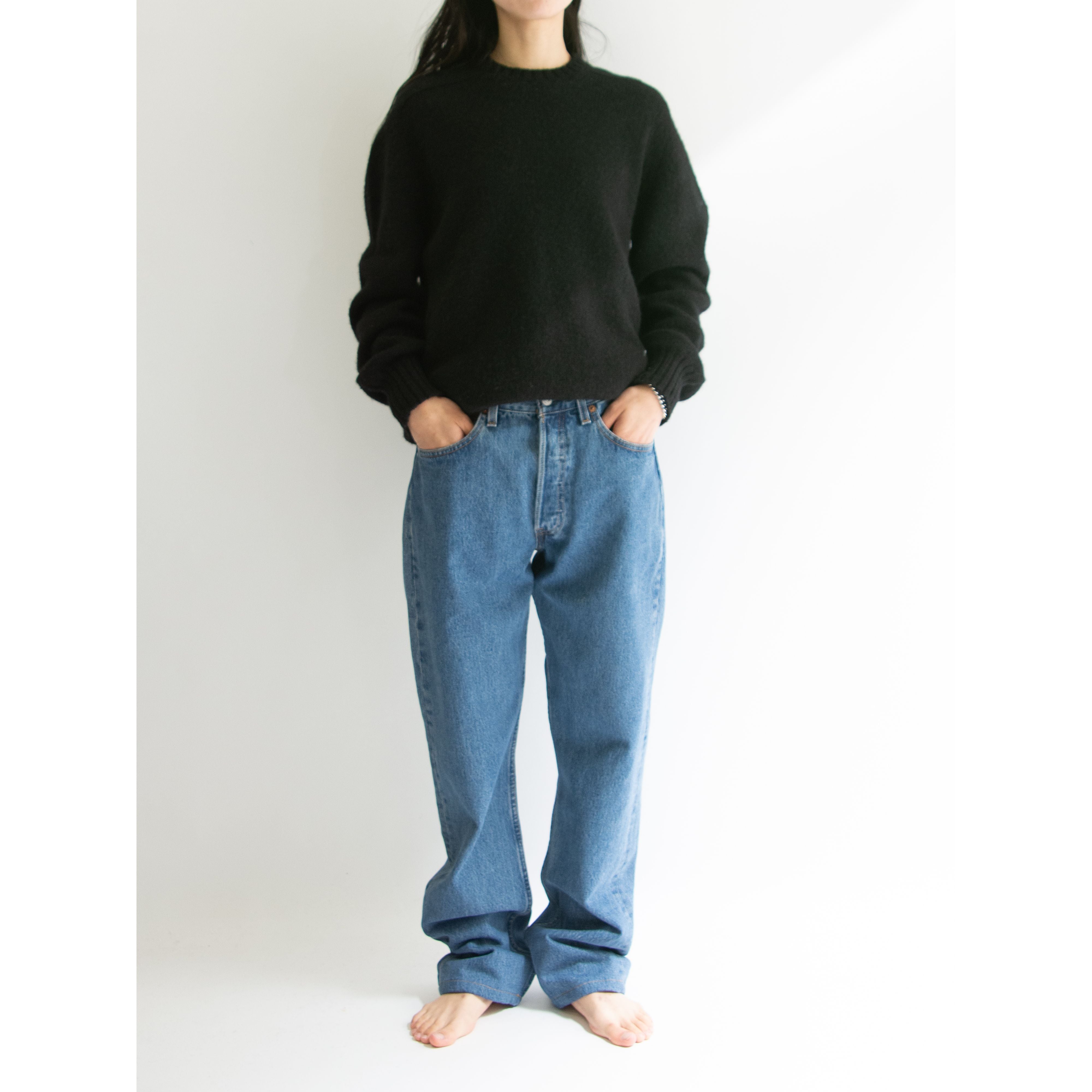 【LEVI'S 501 FOR WOMEN】Made in U.S.A. 90's Straight Denim Pants W31 L34（リーバイス アメリカ製 ストレートデニムパンツ ジーンズ）