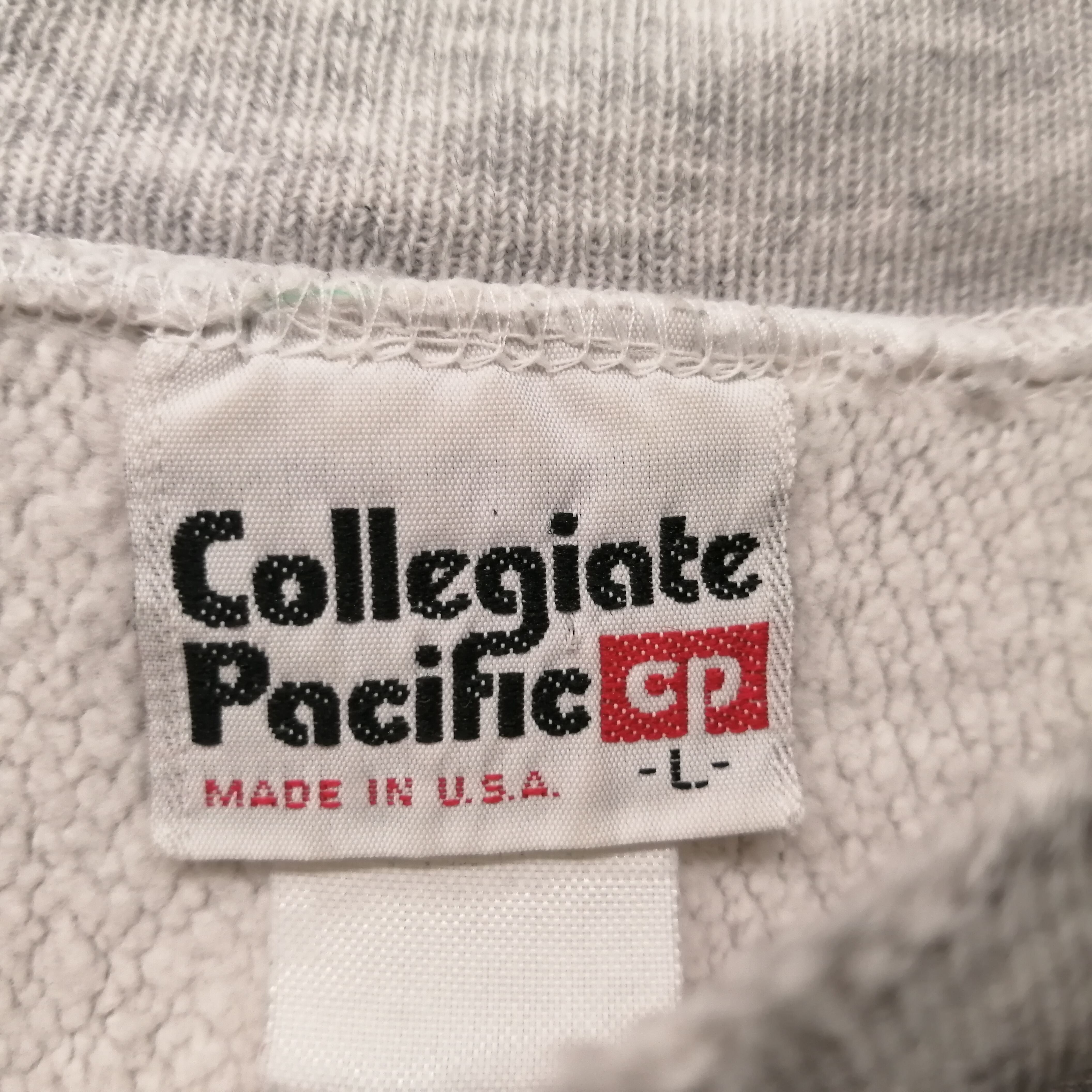 Collegiate Pacific カレッジスウェットシャツ トレーナー USA製 