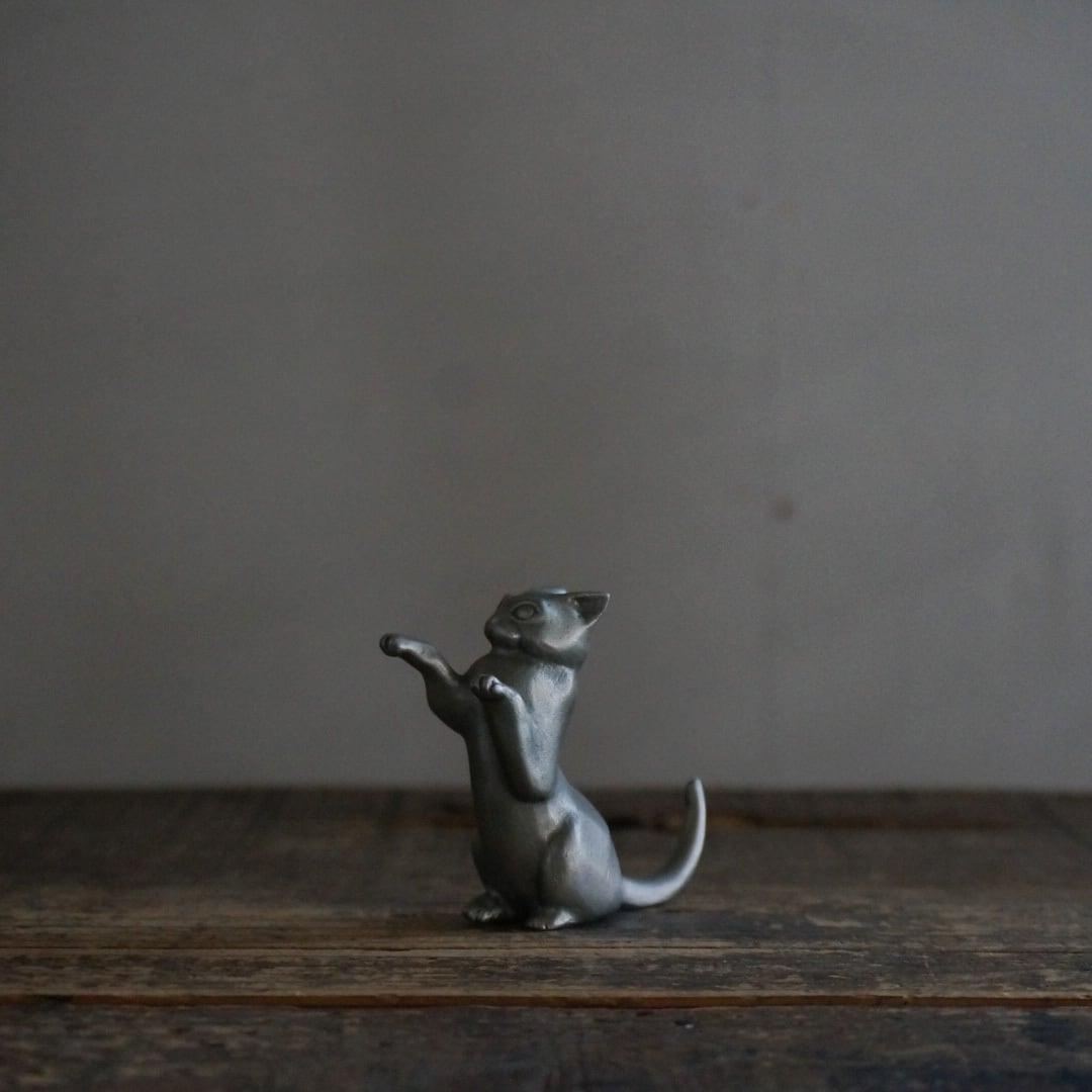 古いピューターの猫 | Konishi Koffee web shop