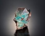 ダイオプテーズ / カルサイト【Dioptase in Calcite】ナミビア産