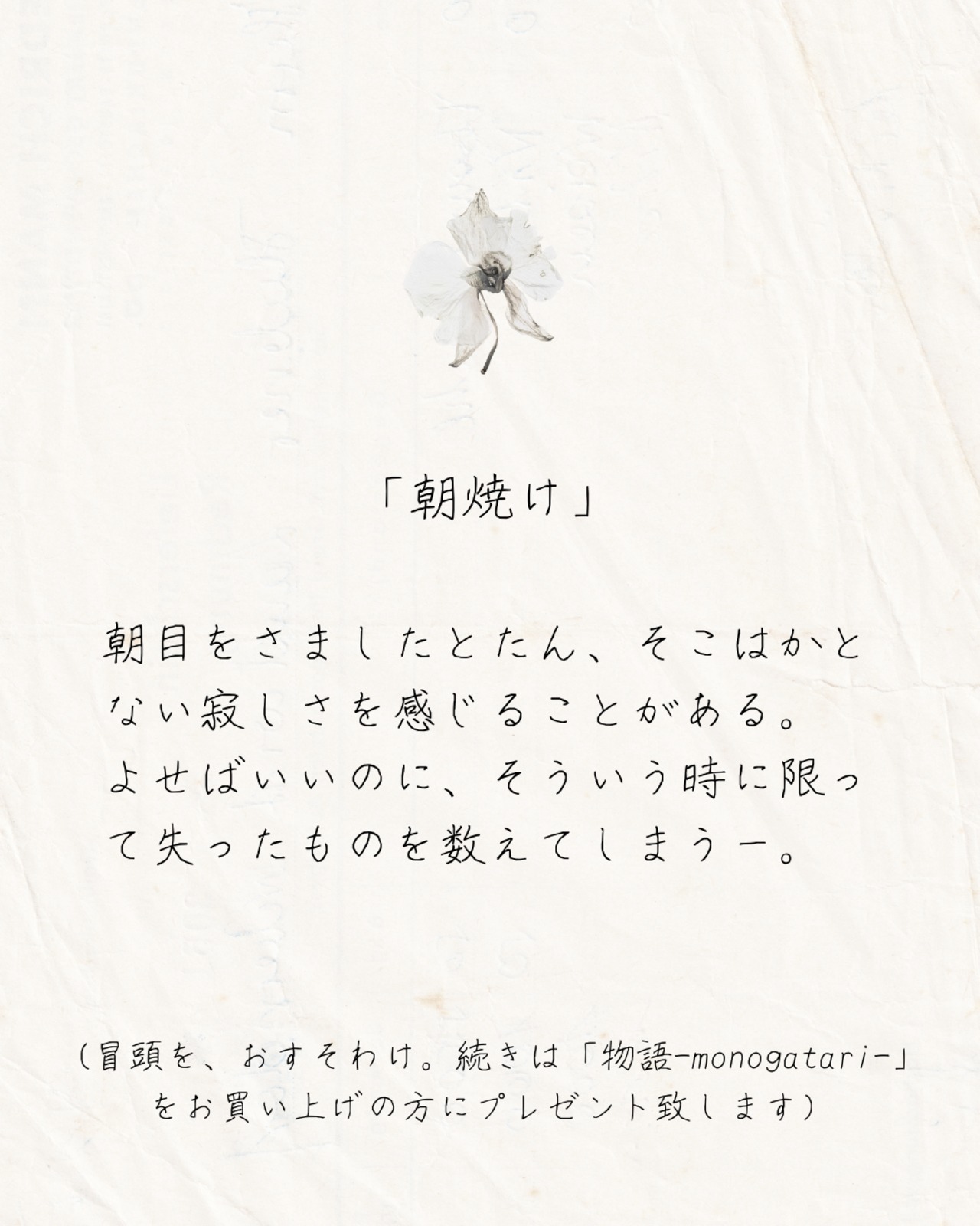 【受注販売: 11月中旬〜下旬に順次発送】「物語-monogatari-」朝焼け（meriyasu BFL)・画像6