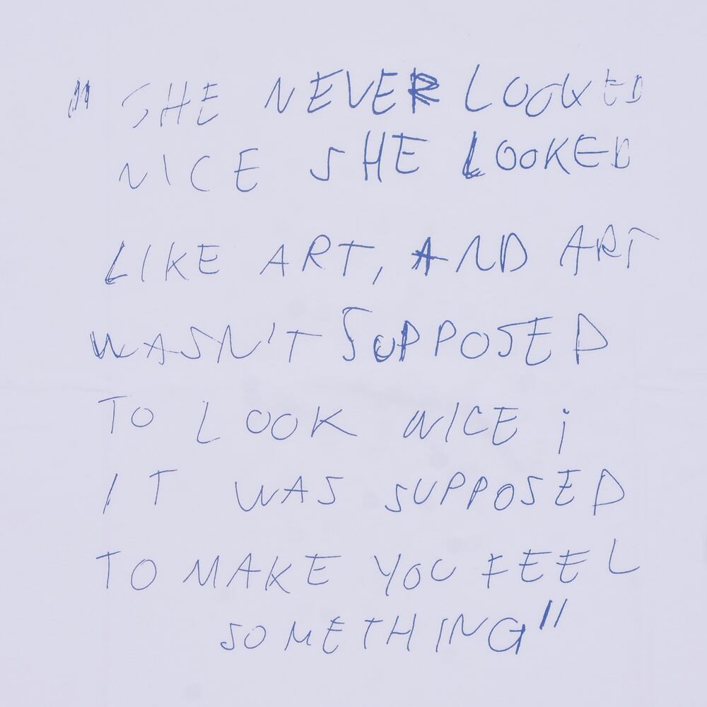 VETEMENTS】SHE NEVER LOOKED NICE OVERSIZED T-SHIRT | AYIN