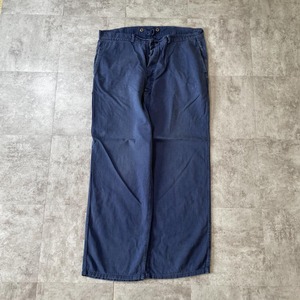 40-50s Roland フレンチワーク Metis ブルー パンツ W38