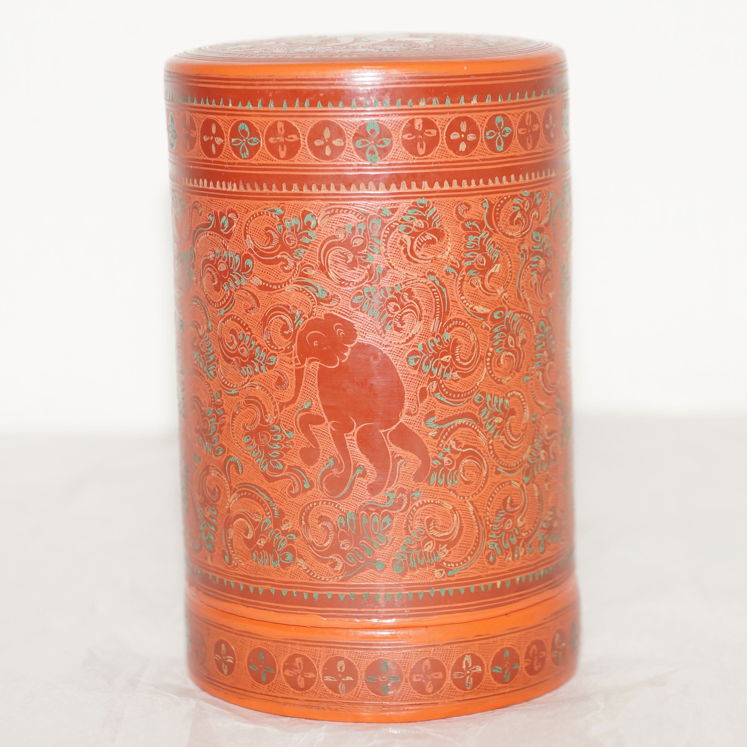 ミャンマーキンマ漆器角型箱 | 風の道 縫い処あきはら