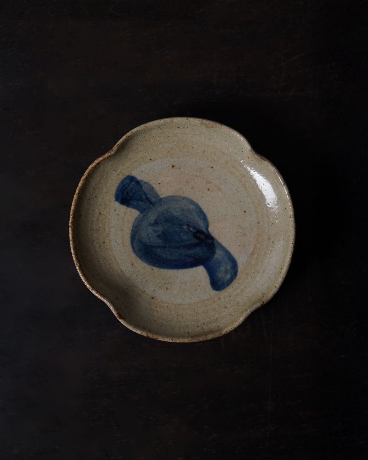 小皿　輪花形