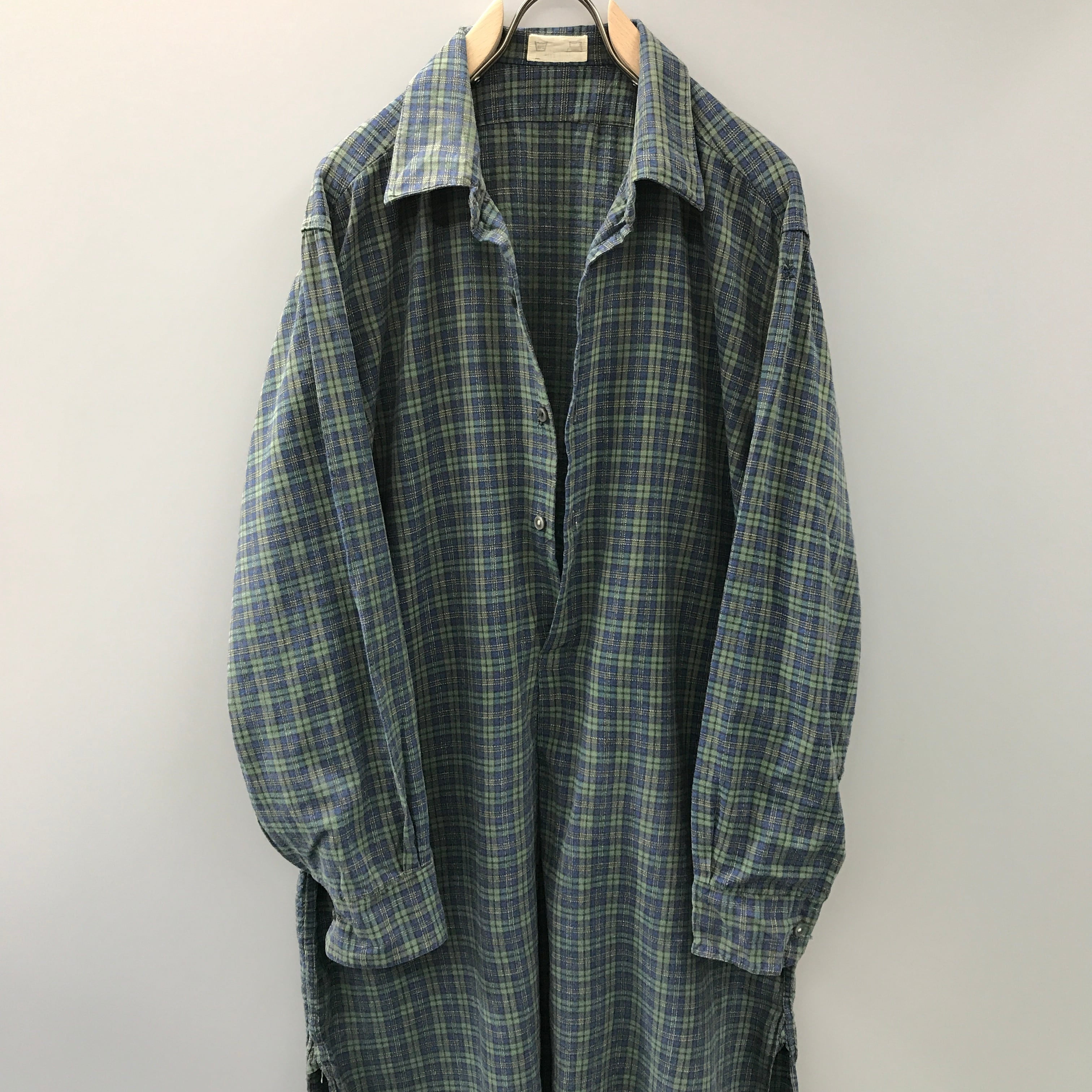 SALE 60s フレンチ グランパシャツ