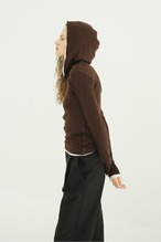 CLANE HALF ZIP WOOL HOODED TOPS 3色展開