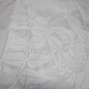 【ハワイ製 フラダンス衣装】ホワイト CC Fashions ワンピース ドレス 白 花柄 華やか シンプル フリル ハワイアンプリント