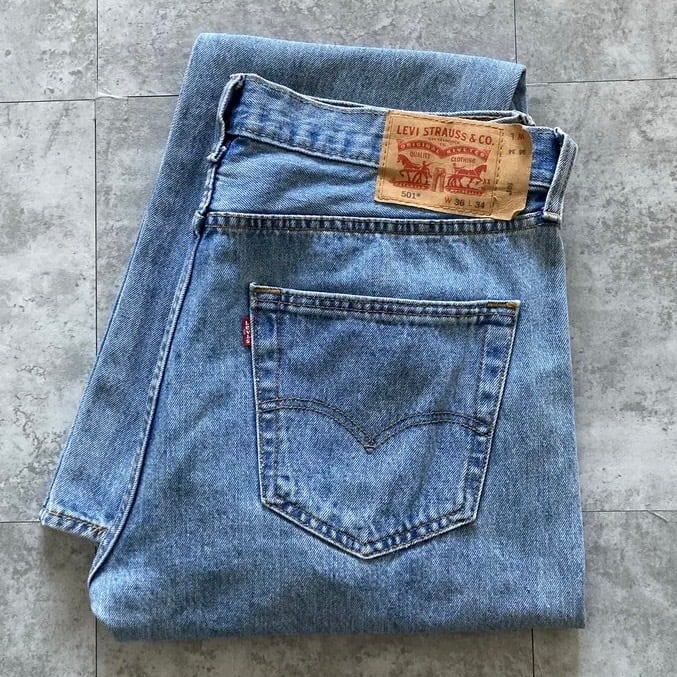 W36 L34】Levis 501 リーバイス ボタンフライ ビッグサイズ デニム