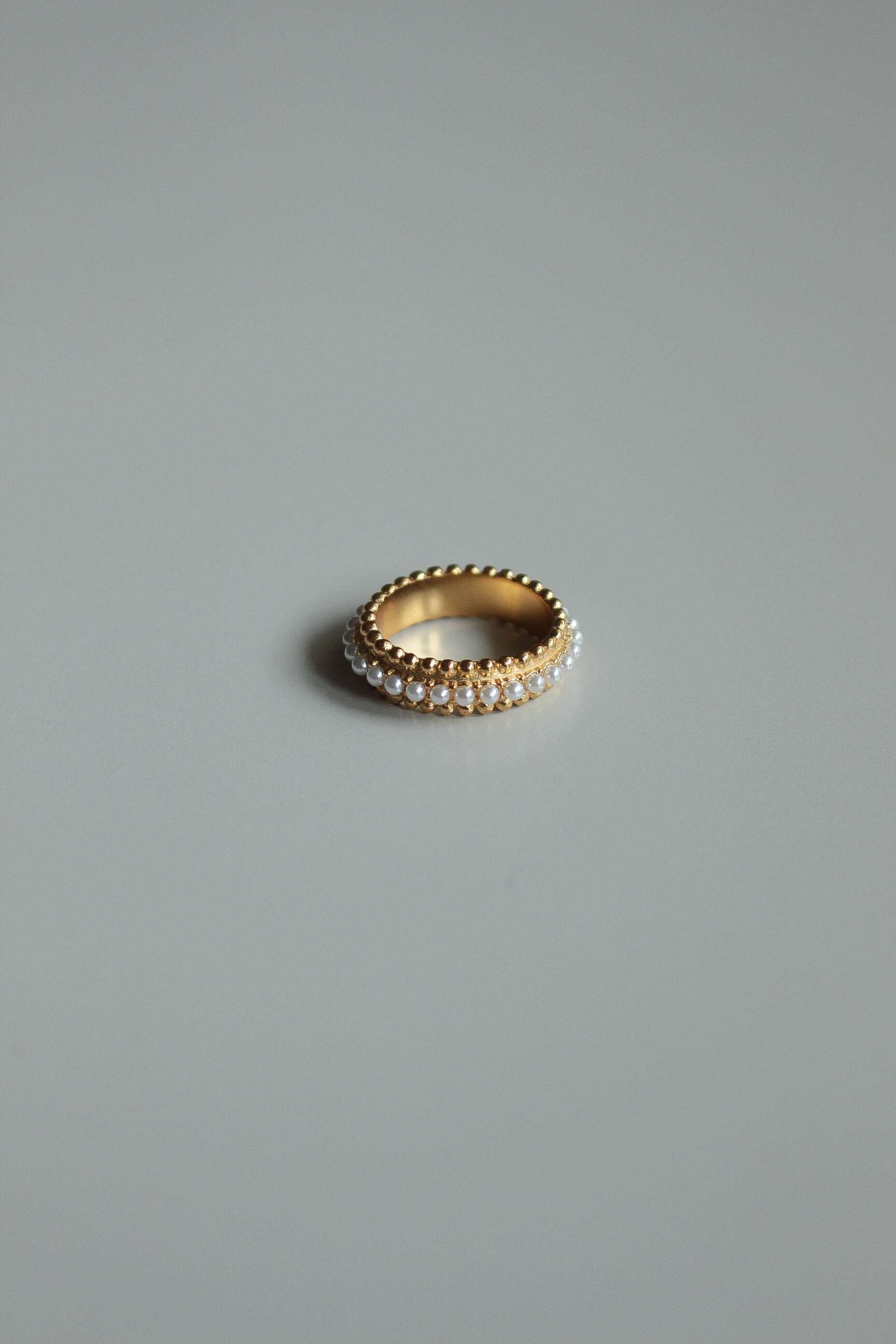 ebine エビネ　リング　指輪 Tsubu Pearl Eternity Ring | ebine(エビネ)|金属アレルギー対応