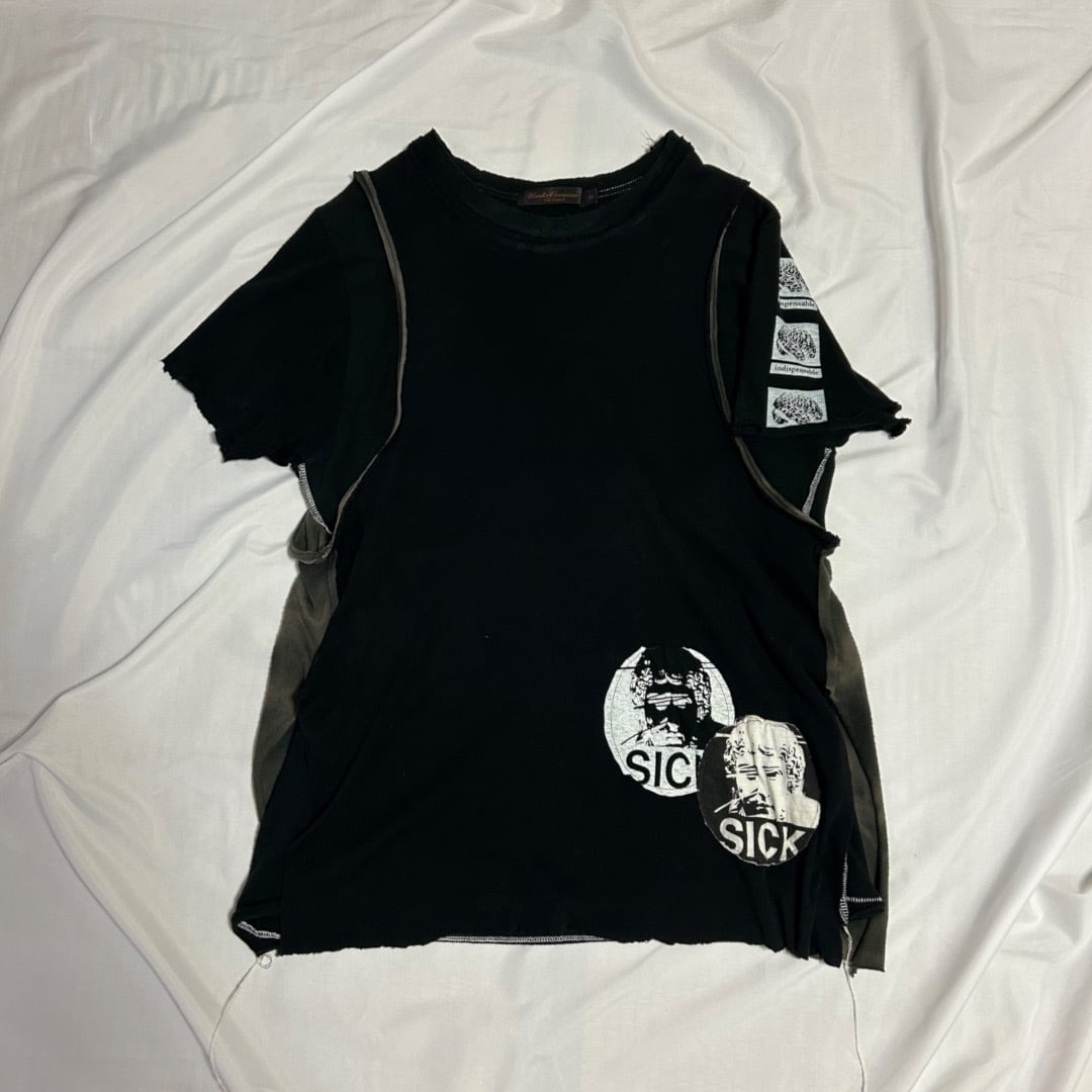 UNDERCOVER 04AW But Beautiful期 多重レイヤード タイダイ Tシャツ