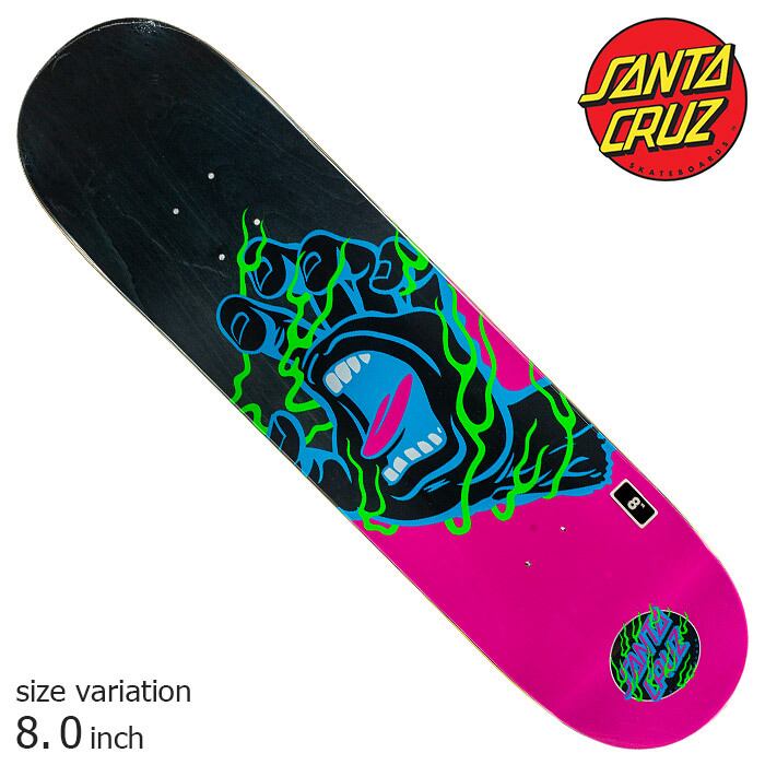 SANTA CRUZ サンタクルーズ デッキ スケボー INFERNO HAND 8.0inch