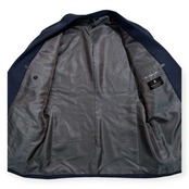 LANVIN ランバン シルク＆カシミヤ 2B テーラードジャケットサイズ 48 /ブルー系/ジョイックスコーポレーション/日本製