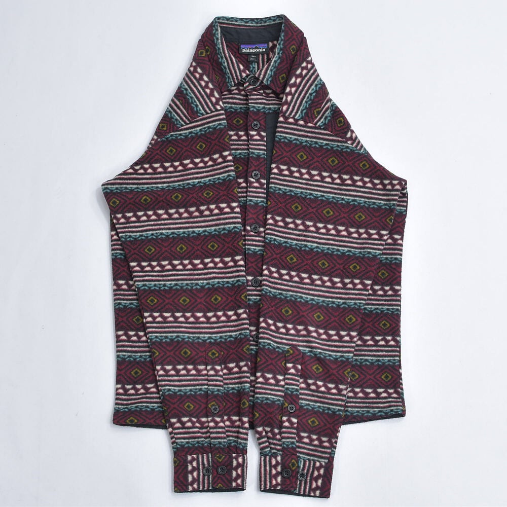 patagonia FA16 パタゴニア マイクロ・D・シャツ 総柄 フリースシャツ