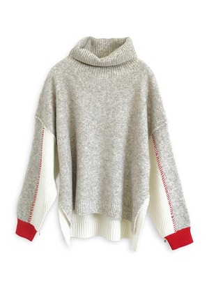 8262-0212／ベージュ×レッド