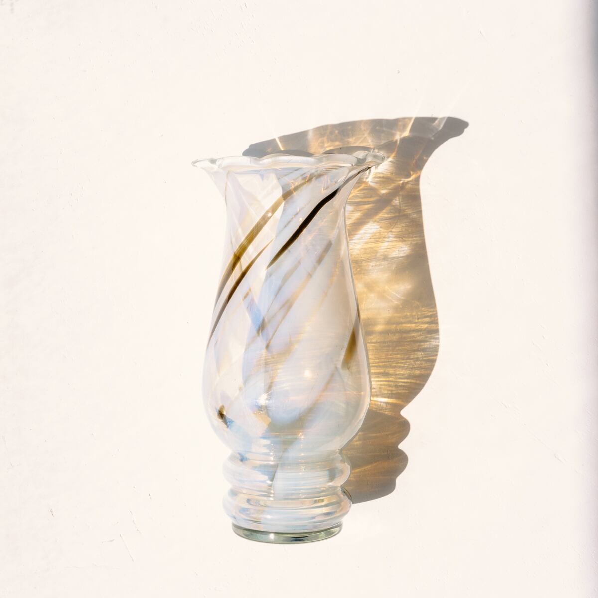 Marble Frill Vase