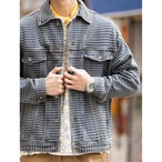 Jacquard Woven Denim Jacket ◇H0391