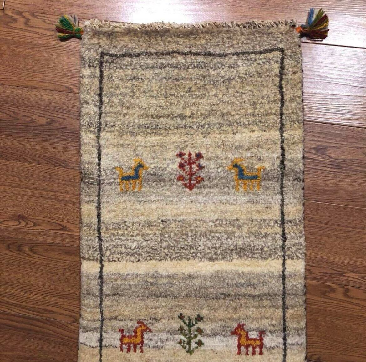 ペルシャギャッベ( ギャベ )ラグ ベッドサイド 廊下 ランナー No.GK