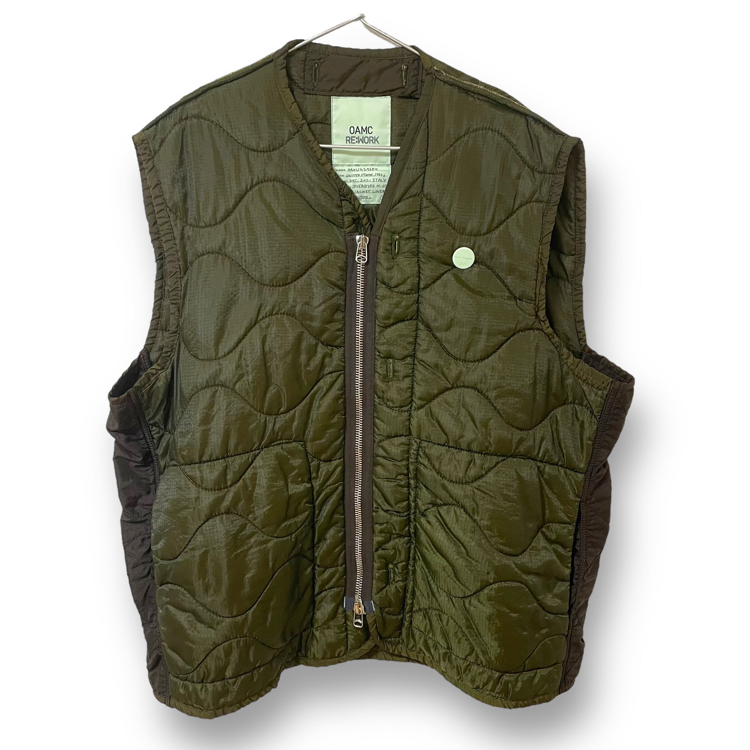 OAMC Re:Work Zipped 弱 Liner リメイク ライナー OAMC Re:Work Zipped 弱 Liner リメイク ライナー