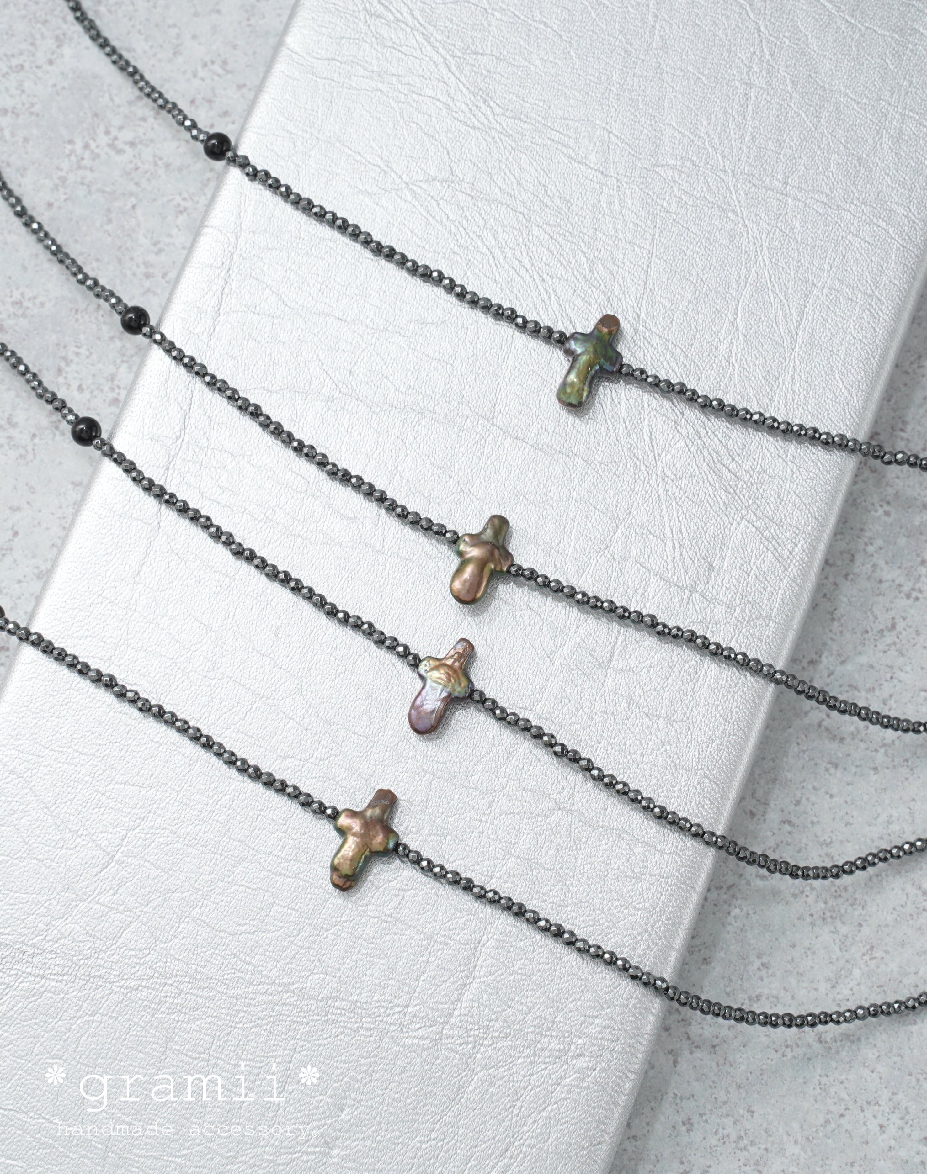 原因は自分にある。長野凌大さま衣装協力】 bk & cross pearl necklace