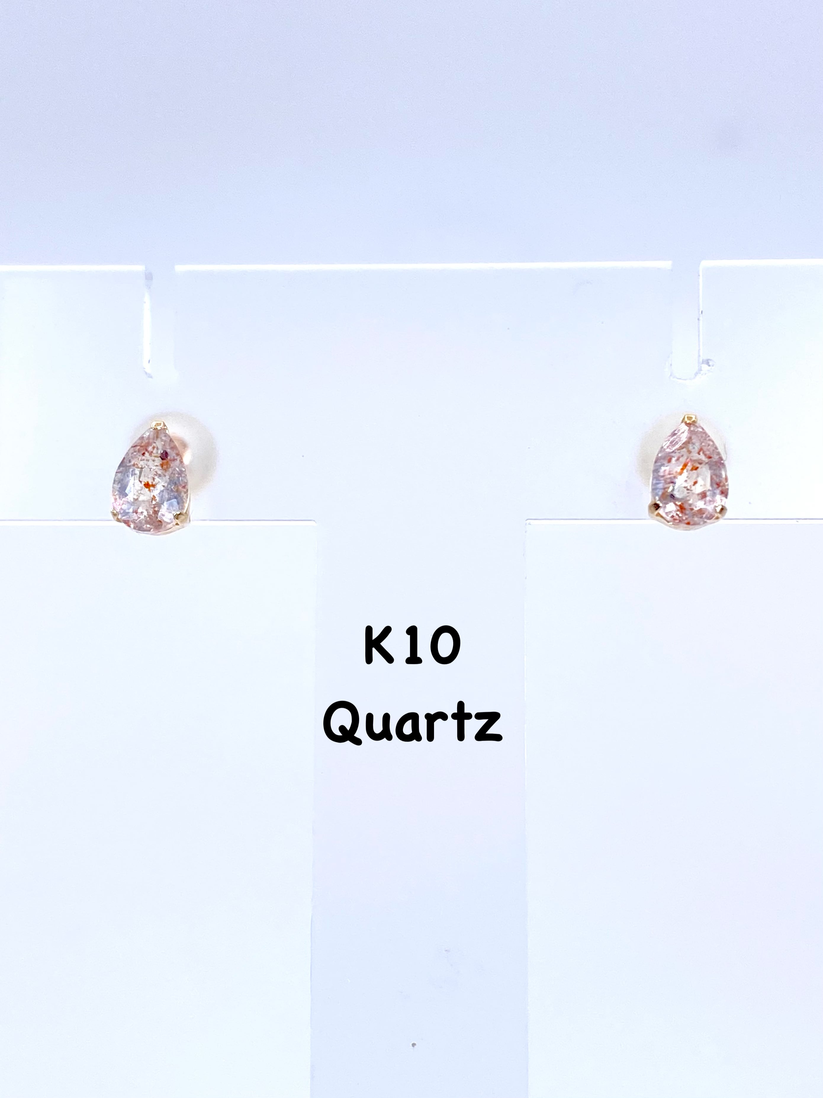 【新品】クォーツ K10 ピアス【新品】