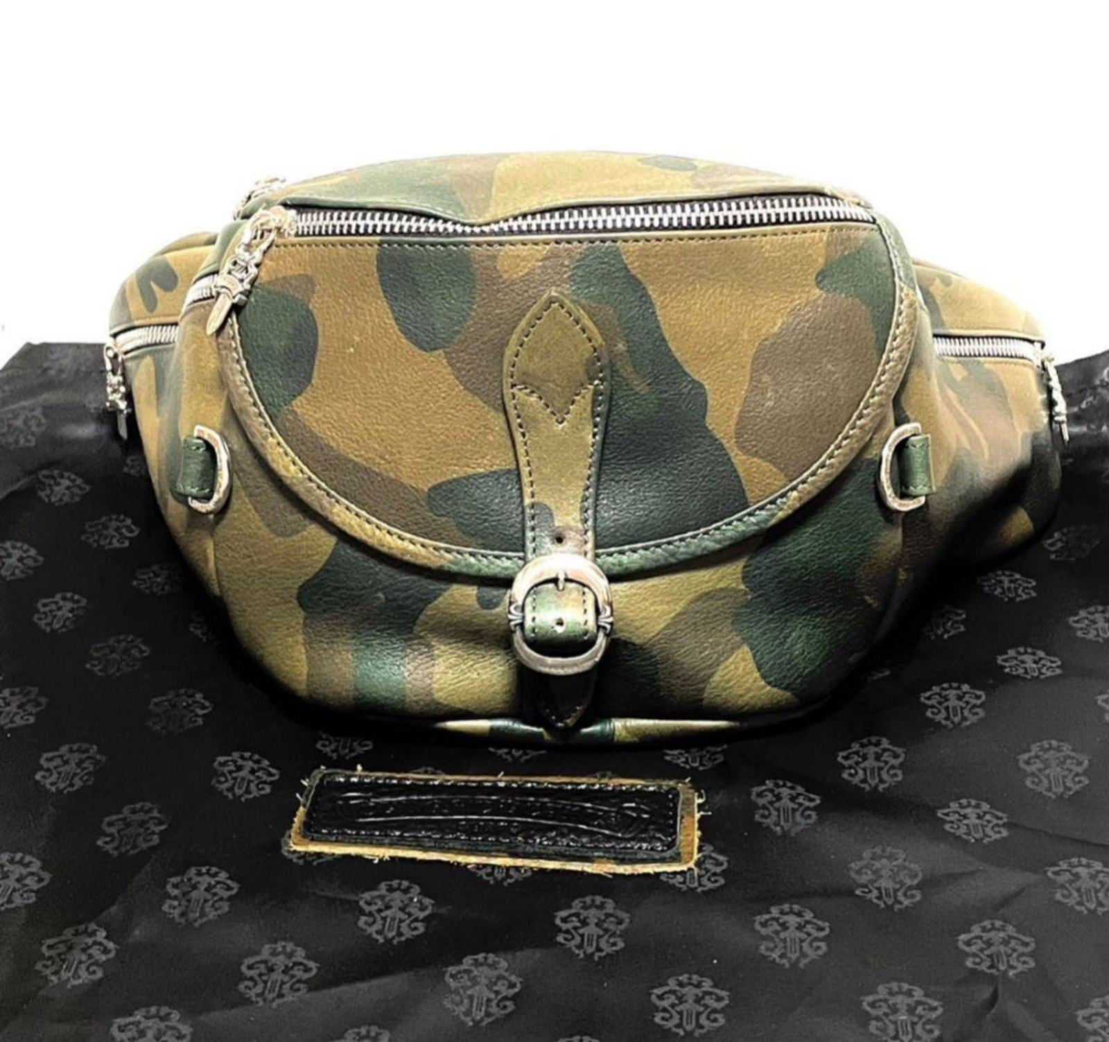 CHROME HEARTS クロムハーツ スナットパック #1 迷彩レザー