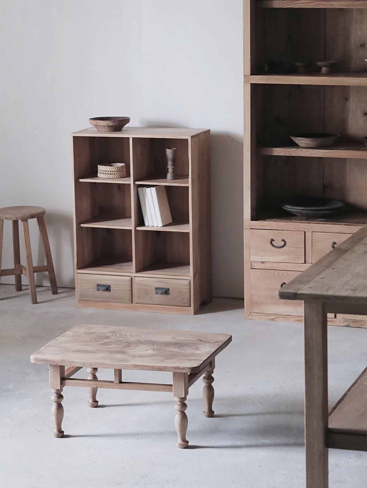 ローテーブル 小 欅 【送料無料】 | アルドマ 古道具・古家具