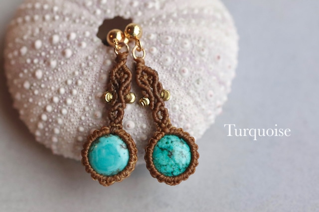 Tibet turquoise earring