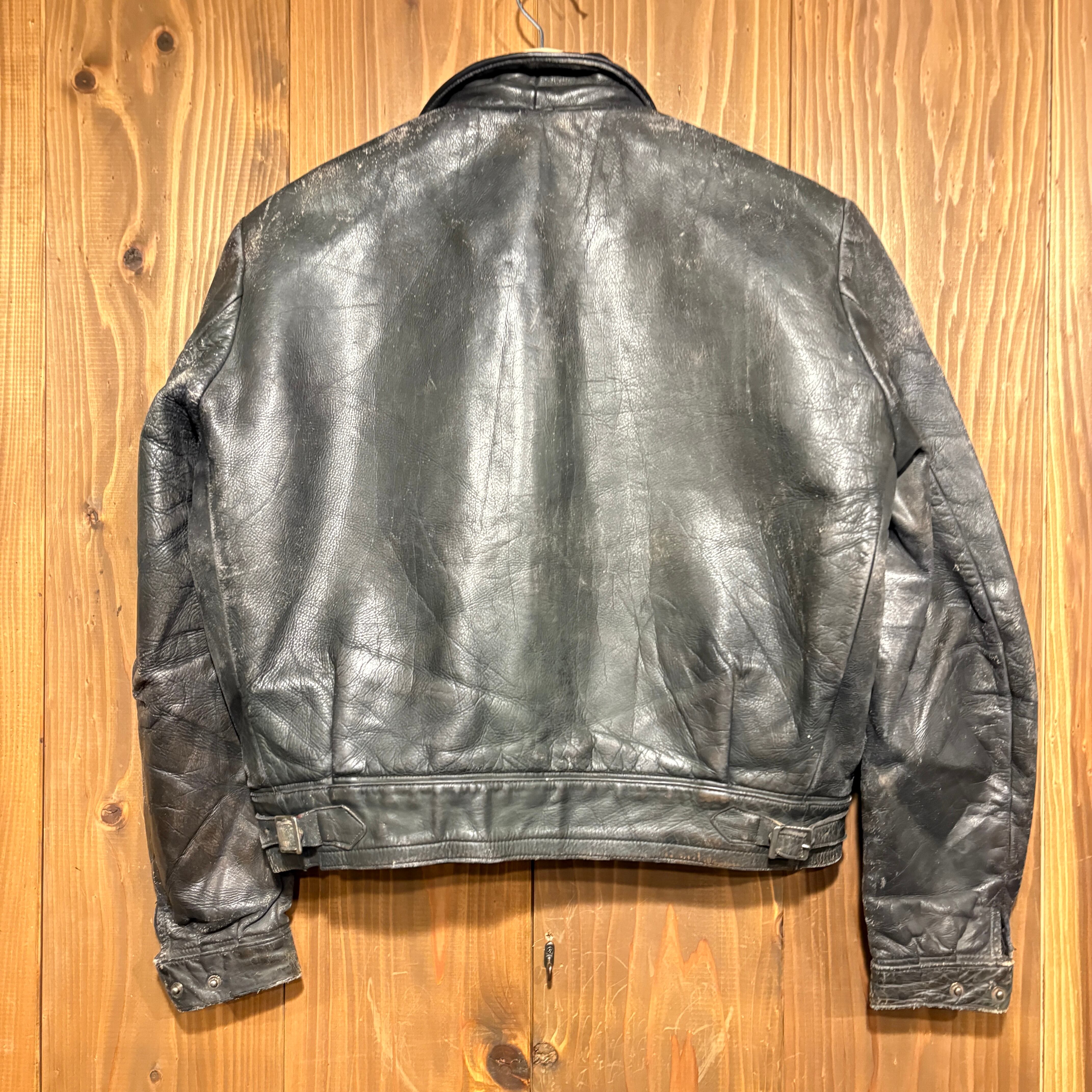 [40] 40s Vintage 民間 フライトジャケット ミリタリー 短丈 4069eab18cd67ca4a6585859bff43e