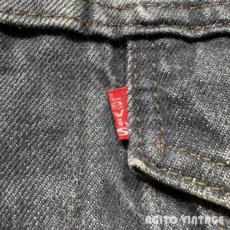 80's ~ Levi's 70506-0259 リーバイス ブラックデニムジャケット