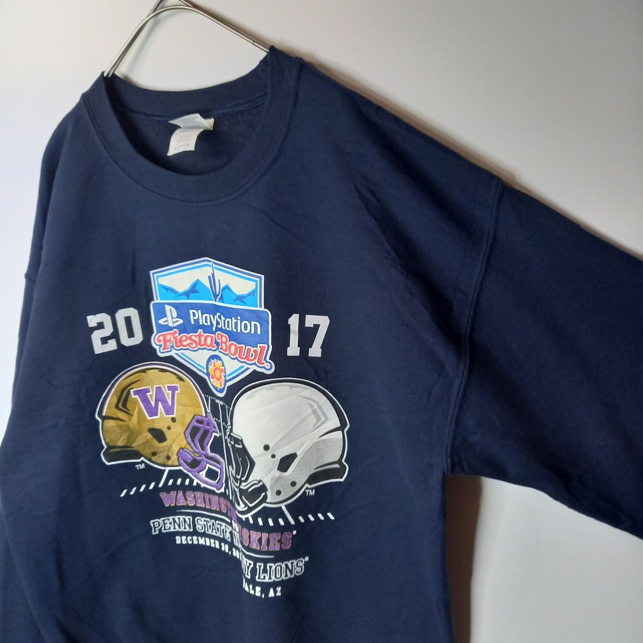 クルーネック　スウェット　トレーナー　企業ロゴ　NFL