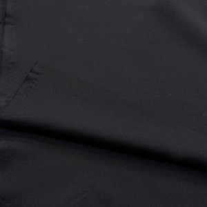 ★TC247◆2ｍ◆綿ポリエステル混ダンボールニット生地◆ブラック