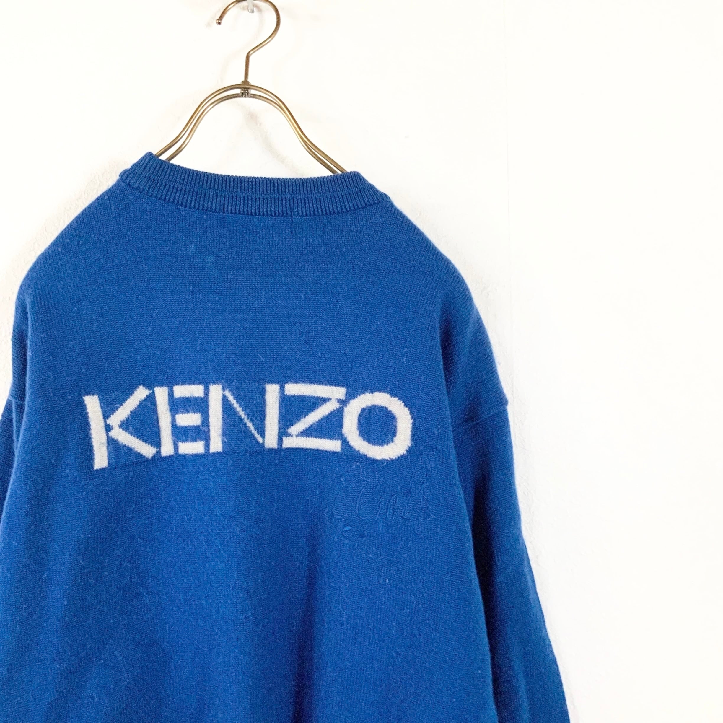 【美品】 ケンゾー KENZO 刺繍 ビッグロゴ スウェット 希少 人気カラー