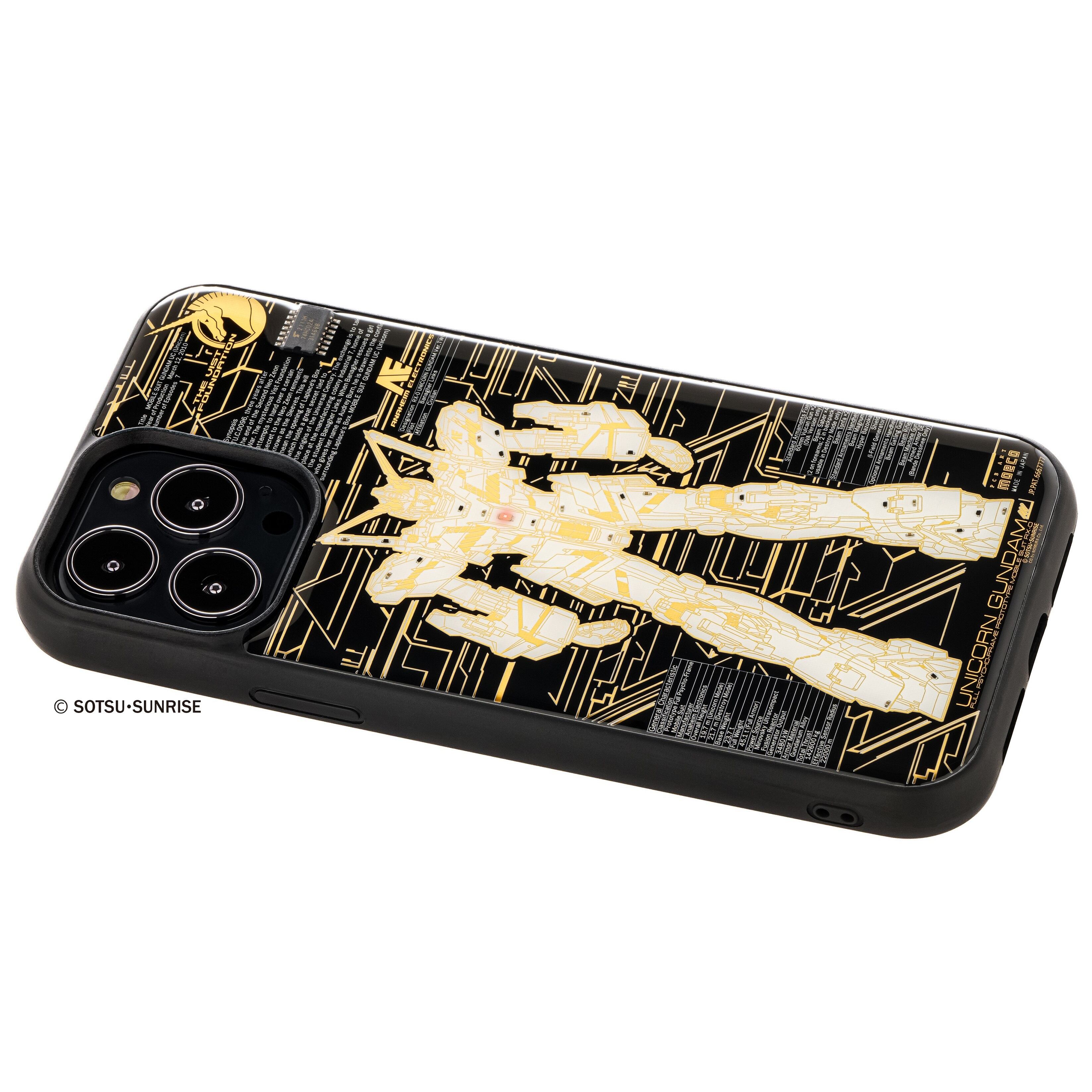 Flash ユニコーンガンダム Ver Twc 基板アート Iphone 13promax ケース Pcb Art Moeco