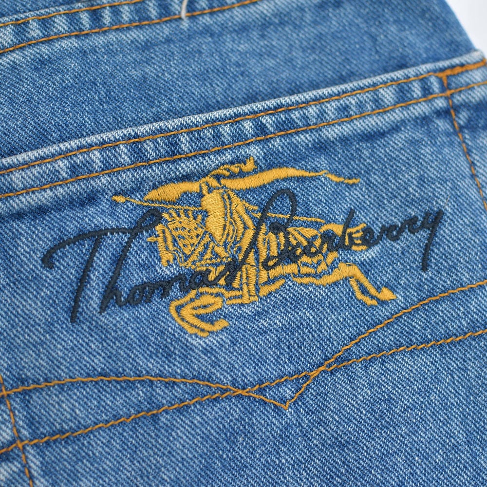 イタリア製 Thomas Burberry トーマスバーバリー デニムパンツ ロゴ